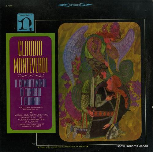 LOEHRER, EDWIN monteverdi; il combattimento di tancredi e clorinda H-71090