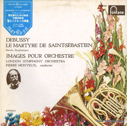 MONTEUX, PIERRE debussy; le martyre de saint-sebastien FCM-35