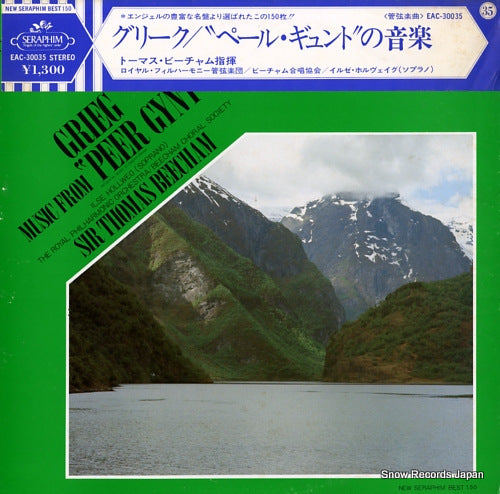BEECHAM, SIR THOMAS grieg; music from "peer gynt" EAC-30035