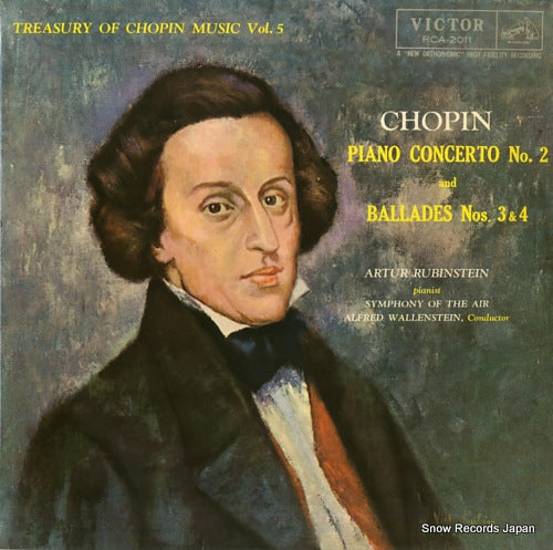 RUBINSTEIN, ARTUR chopin; piano concerto no.2/ballades no.3&4 RCA-2011