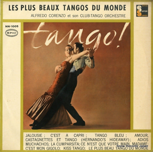 CORENZO, ALFREDO les plus beaux tangos monde NN-1005