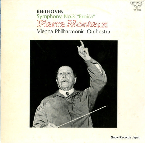 MONTEUX, PIERRE beethoven; symphony no.3 "eroica" GT9028