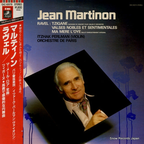 MARTINON, JEAN ravel; tzigane, ma mere l'oye EAC-50078