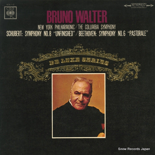 WALTER, BRUNO schubert; symphony no.8 "unfinished" / beethoven; symphony no.6 "pastorale" WX-1-C