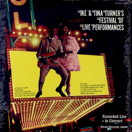 TURNER, IKE AND TINA ike & tina turner's festival of live performances US-7755