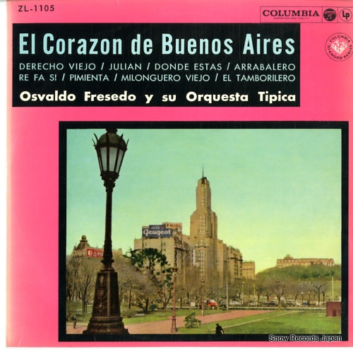 OSVALDO FRESEDO Y SU ORQUESTA TIPICA el corazon de buenos aires ZL-1105