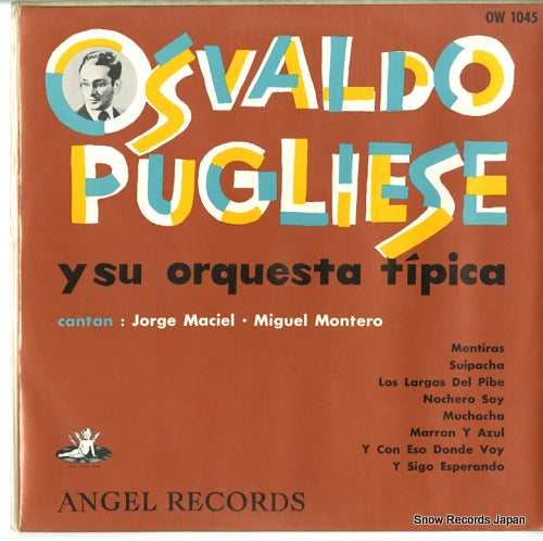 MACIEL, JORGE / MIGUEL MONTERO osvaldo pugliese ysu orquesta tipica OW1045