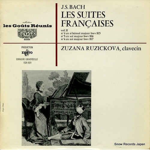 RUZICKOVA, ZUZANA bach; les suites francaises vol.2 EGR4011