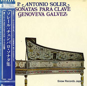 GALVEZ, GENOVEVA padre antonio soler; sonatas para clave G-7706