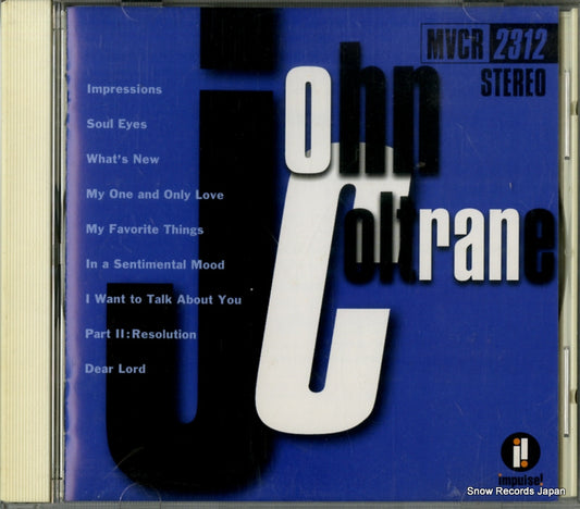 COLTRANE, JOHN john coltrane MVCR-2312