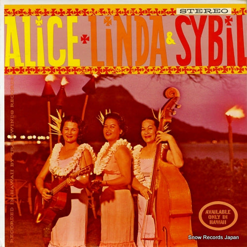ALICE FREDLUND SERENADERS, THE alice, linda and sybil TS-109