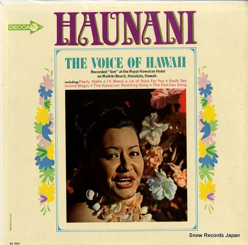 HAUNANI the voice of hawaii DL4561