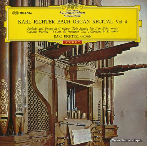 RICHTER, KARL bach; organrecital vol.4 MG-2084