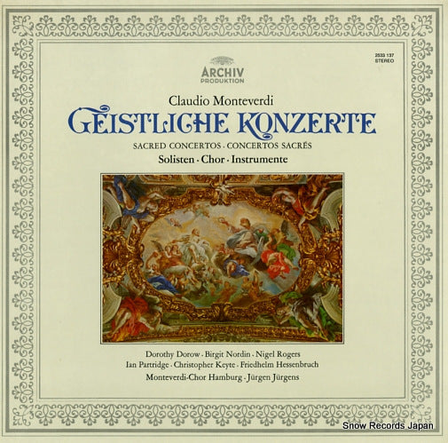 JURGENS, JURGEN geistliche konzerte 2533137