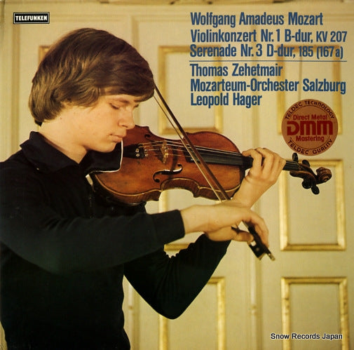 ZEHETMAIR, THOMAS mozart; violinkonzert nr.1 6.42537