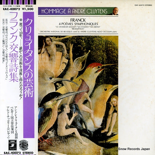 CLUYTENS, ANDRE franck; 4 poemes symphoniques EAC-40072