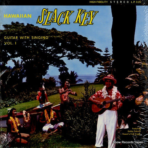 V/A hawaiian slack key guitar with singing vol.1 L.P.319