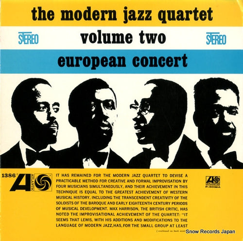 MODERN JAZZ QUARTET, THE european concert volume two P-6032A