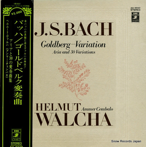 WALCHA, HELMUT bach; goldberg-variation AA-8830
