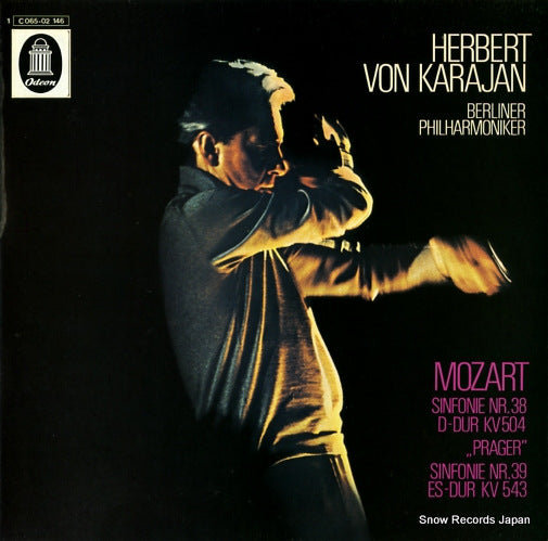 KARAJAN, HERBERT VON mozart; sinfonie nr,38/nr.39 1C065-02146