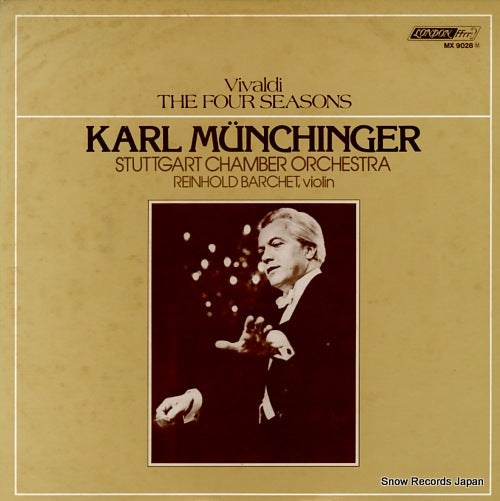 MUNCHINGER, KARL vivaldi; the four seasons MX9028M