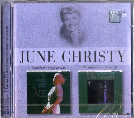 CHRISTY, JUNE ballads for night people / the intimate miss christy 724349672826