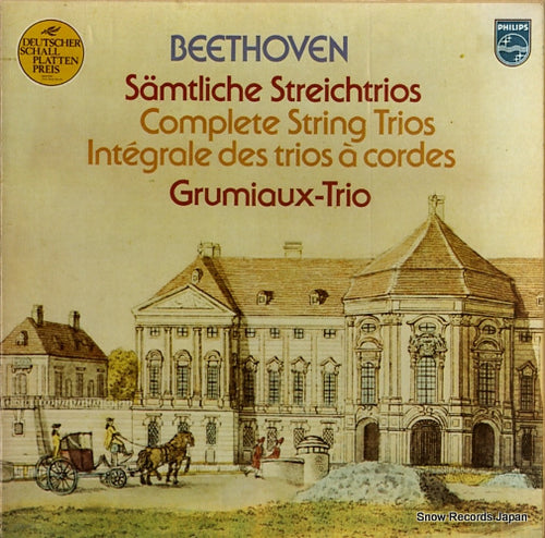 GRUMIAUX TRIO, THE beethoven; complete string trios trio for flute, violin and viola 6768034