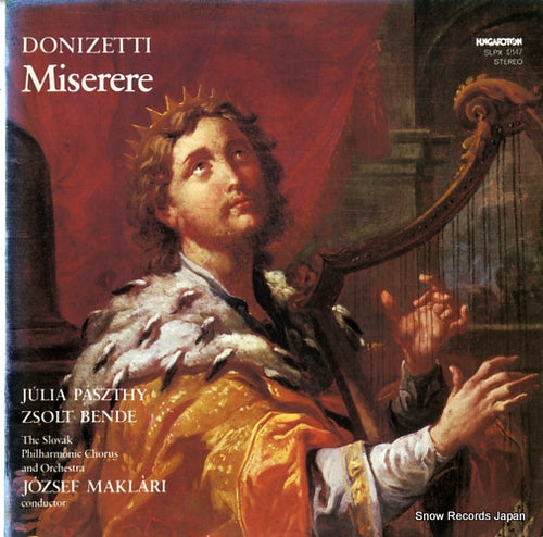 PASZTHY, JULIA / ZSOLT BENDE donizetti; miserere SLPX12147