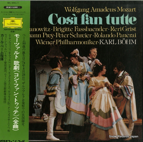 BOHM, KARL mozart; cosi fan tutte MG8065