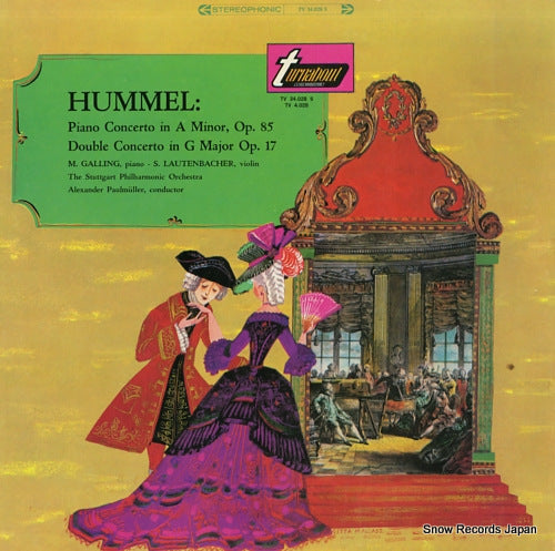 GALLING, MARTIN / SUSANNE LAUTENBACHER hummel; piano concerto in a minor op.85 TV34028S