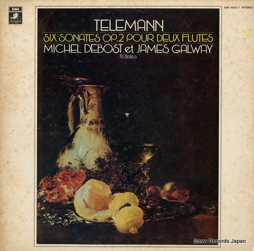DEBOST, MICHEL telemann; six sonates op.2 pour deux flutes EAC-80211