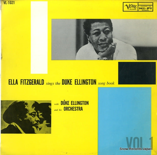 FITZGERALD, ELLA ella fitzgerald sings the duke ellington song book vol.1 VL-1021