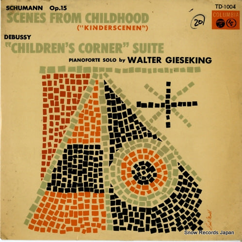 GIESEKING, WALTER schumann; scenes from childhood TD-1004