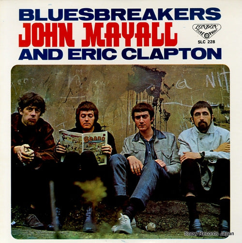 MAYALL, JOHN, AND THE BLUES BREAKERS WITH ERIC CLAPTON john mayall and eric clapton SLC228