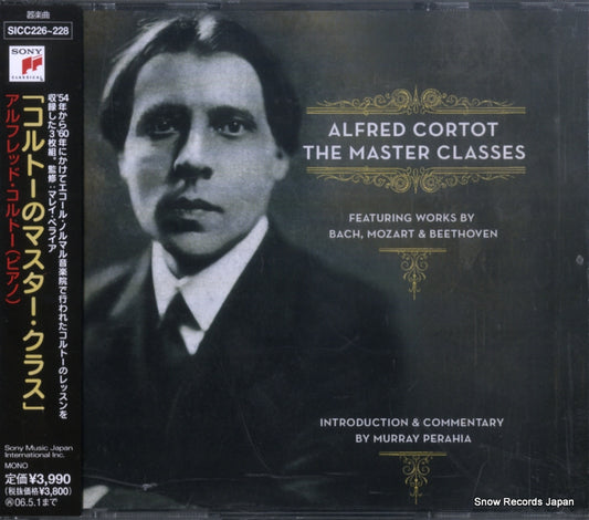 CORTOT, ALFRED the master classes SICC226
