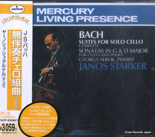 STARKER, JANOS bach; suites for solo cello PHCP-20390 / 432756-2