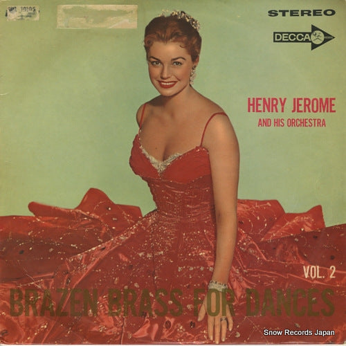 JEROME, HENRY, AND HIS ORCHESTRA brazen brass for dances vol.2 SDL10105