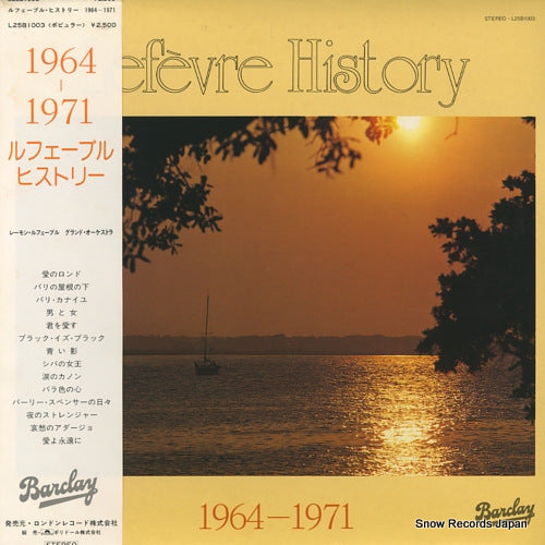 LEFEVRE, RAYMOND lefevre history 1964-1971 L25B1003