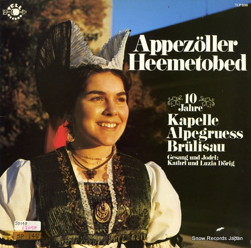KAPELLE ALPEGRUESS, BRULISAU appezoller heemetobed TLP5198