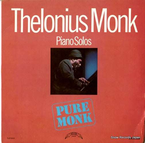 MONK, THELONIOUS pure monk thelonius monk piano solos TLP-5022