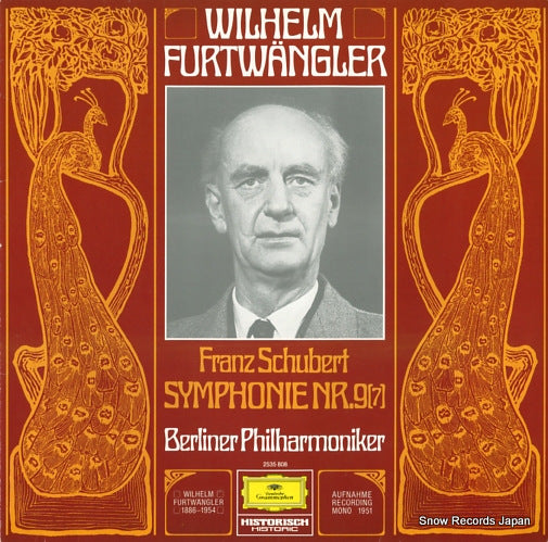 FURTWANGLER, WILHELM schubert; symphonie nr.9(7) 2535808