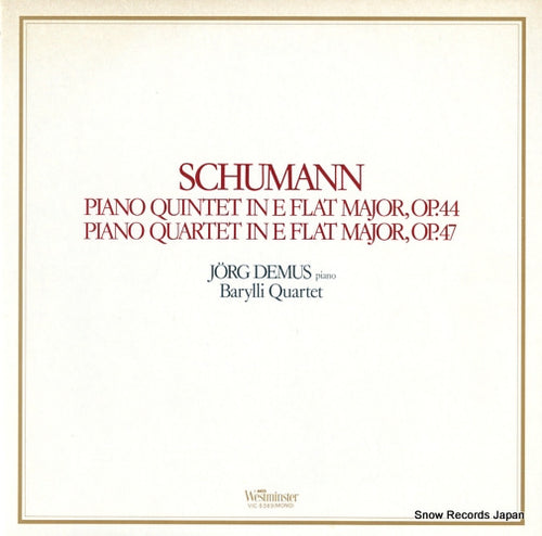 DEMUS, JORG / BARYLLI QUARTET schumann; piano quintet op.44/piano quartet op.47 VIC-5389