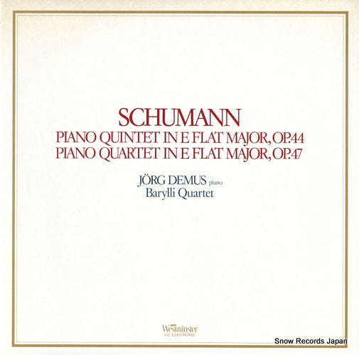 DEMUS, JORG / BARYLLI QUARTET schumann; piano quintet op.44/piano quartet op.47 VIC-5389