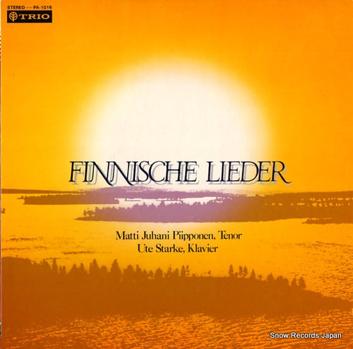 PIIPPONEN, MATTI JUHANI finnische lieder PA-1016