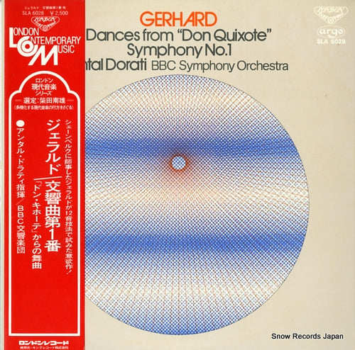 DORATI, ANTAL gerhard; dances fom "don quixote"/symphony no.1 SLA6028