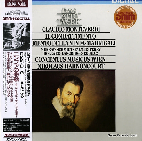 HARNONCOURT, NIKOLAUS monteverdi; il combattimento/lamento della ninfa/madrigali 6.43054