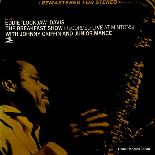 DAVIS, EDDIE LOCKJAW the breakfast show (recorded live at mintons) PRT-7407