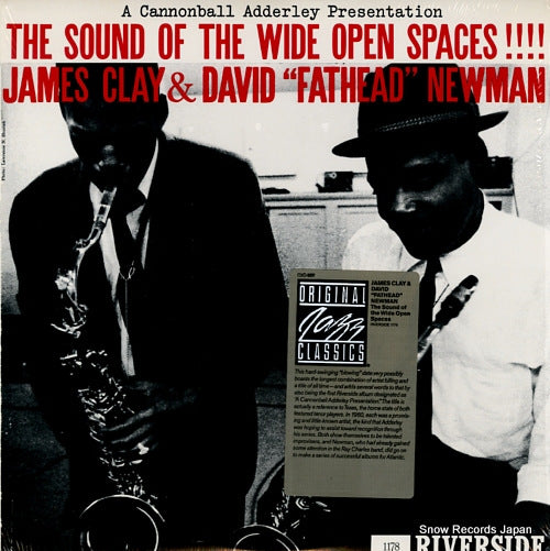 CLAY, JAMES, AND DAVID "FATHEAD" NEWMAN the sound of the wide open spaces OJC-257