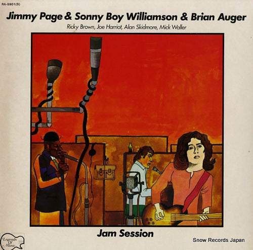 PAGE, JIMMY, SONNY BOY WILLIAMSON AND BRIAN AUGER jam session RA-5901(S)
