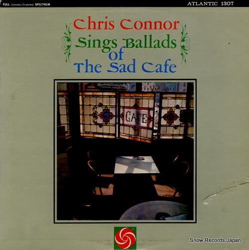 CONNOR, CHRIS chris connor sings ballads of the sad cafe ATLANTIC1307